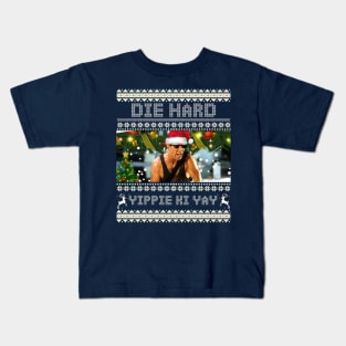 Die Hard Christmas Yippie Ki Yay Kids T-Shirt